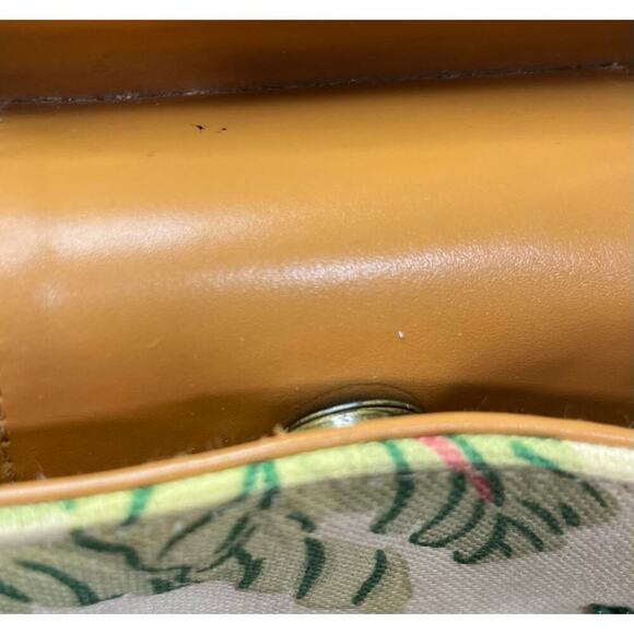 Y2K Isabella Fiore Sequined Leopard Print Bamboo Handle Tote Bag - Picture 12 of 13